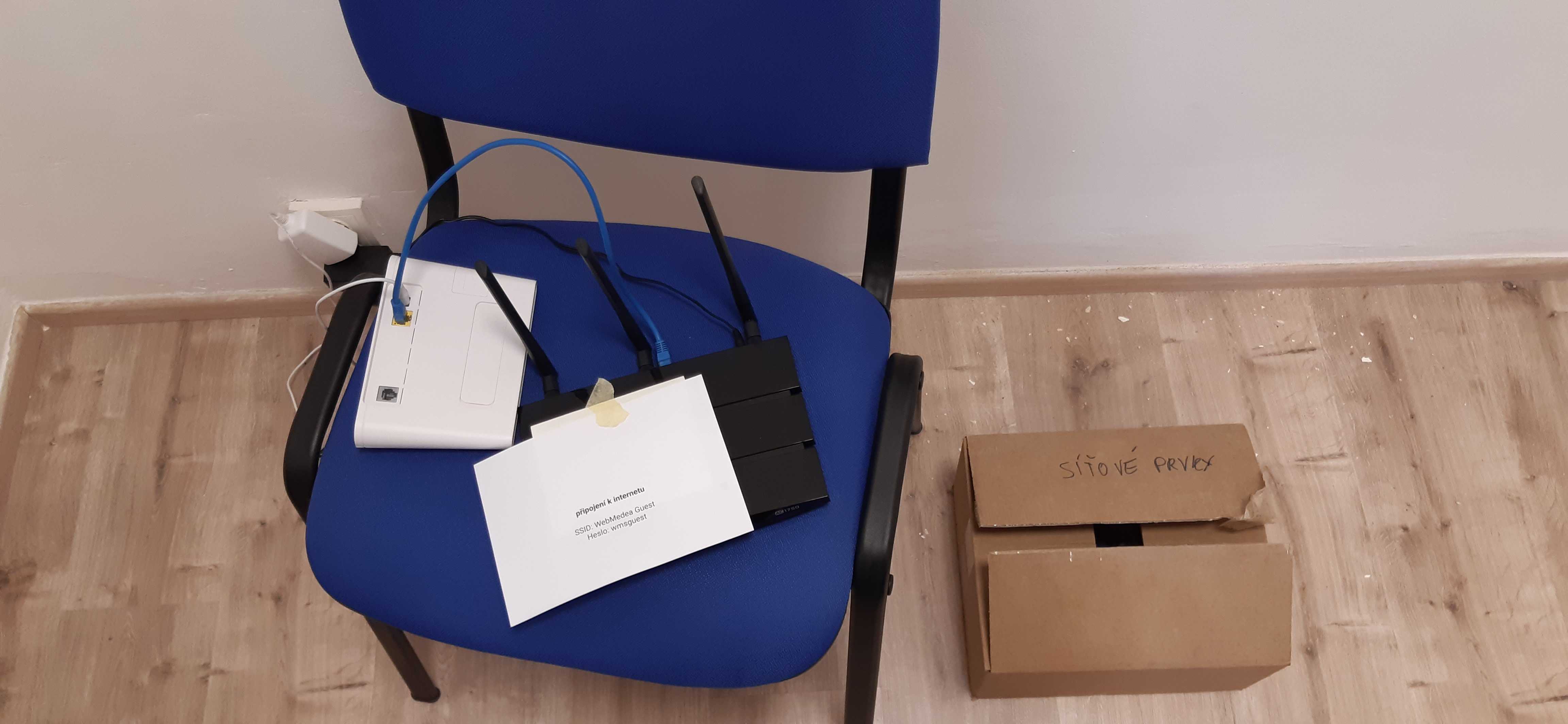 Provizorní připojení k internetu